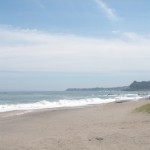 今日も夏の空が広がってます三浦海岸
