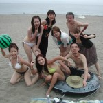 暑い　暑い　熱い三浦海岸
