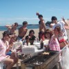 真夏の三浦海岸復活バーベキューと海水浴